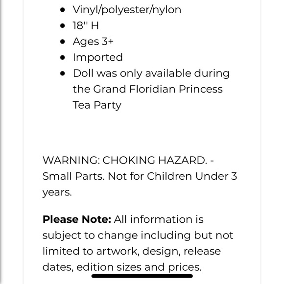 My Disney Girl Doll, Outfit & Accessories - Picture 11 of 11